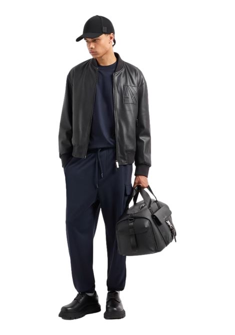 T-SHIRT SLIM FIT CON MONOGRAMMA IN COTONE BIOLOGICO ASV ARMANI EXCHANGE | T-shirt | 6DZTJR ZJ9AZ1510